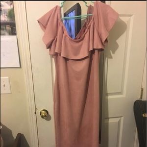 Fashion Nova Pink Long Dress